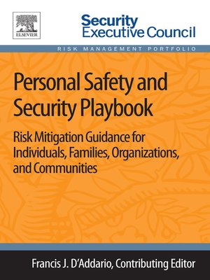 cover image of Personal Safety and Security Playbook